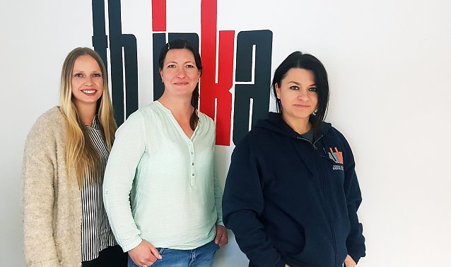 Bild: von Von links nach rechts: Christin John, Antje G&auml;de und Jana Geist