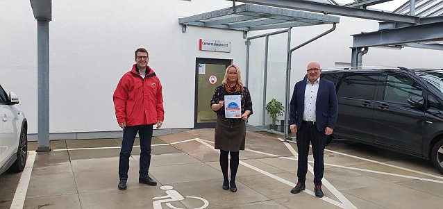 Bild: Die Echte Nordh&auml;user Marktpassage wurde heute im Sinne f&uuml;r ihre Barrierefreiheit ausgezeichnet