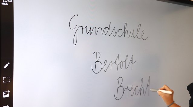Bild: Smartboards an der Bertolt-Brecht-Schule