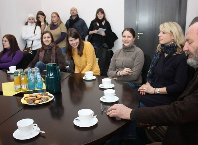 Bild: Im Rathaus empfangen