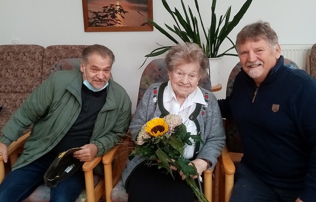 Bild: K&auml;the Groschopp begeht ihren 95. Geburtstag