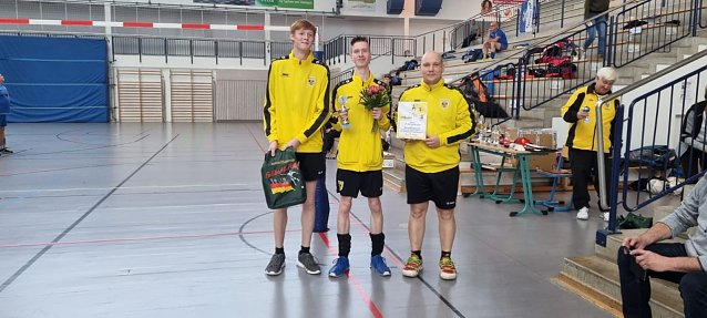 Bild: In der Wiedigsburghalle spielte man um den Altstadtcup 2021 im Faustball