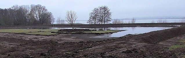 Bild: F&uuml;r die Reinigungsarbeiten wurde extra ein "Sp&uuml;lbecken" angelegt