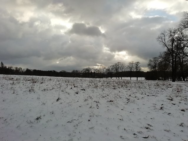 Bild: Winterliche Ansichten finden sich weiter nur im Hochland