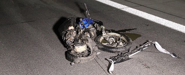 Bild: Schwerer Unfall auf der A38