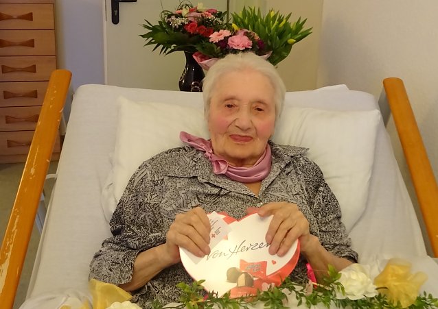 Bild: Helene Lorenz feierte die 100 Jahre Lebenszeit