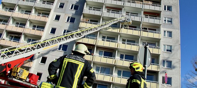Bild: Gro&szlig;einsatz in Nordhausen Nord