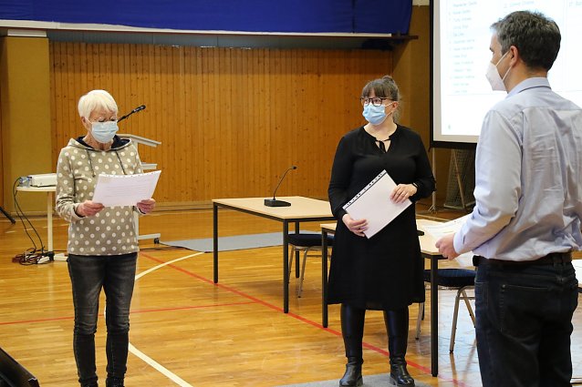 Bild: Ruth Hagene und Martina Degenhardt wurden gestern im Stadtrat vereidigt