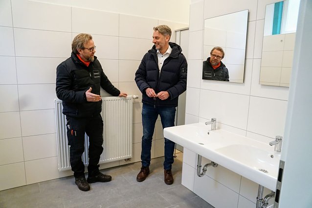 Bild: Andre Eberhardt und Harztor-B&uuml;rgermeister Stephan Klante