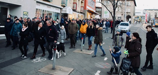 Bild: Montags-Spaziergang in Nordhausen