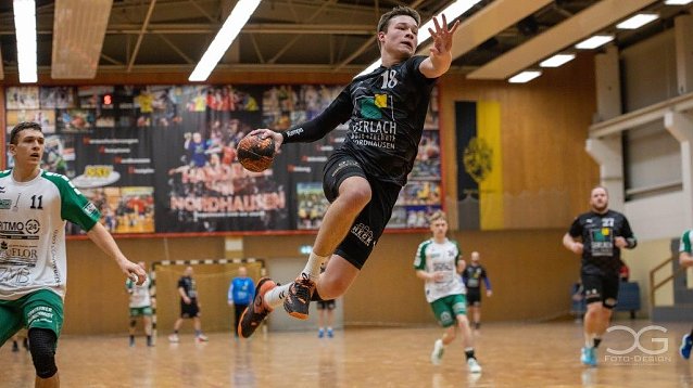 Bild: Szene aus dem Spiel der NSV-M&auml;nner