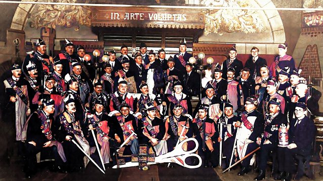 Bild: Die Nordh&auml;user Schlaraffen des Jahres 1917