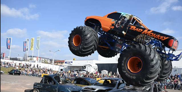 Bild: Gro&szlig;e Stunt Show in Nordhausen