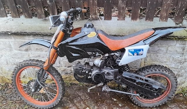 Bild: Gefundenes Motorrad