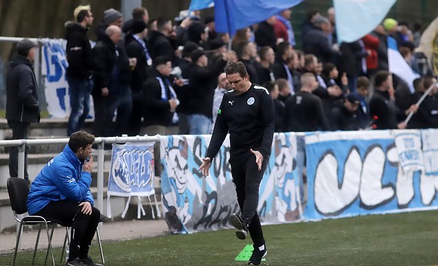 Bild: Wacker-Trainer Greschke haderte zuletzt mit dem Auftritt seines Teams