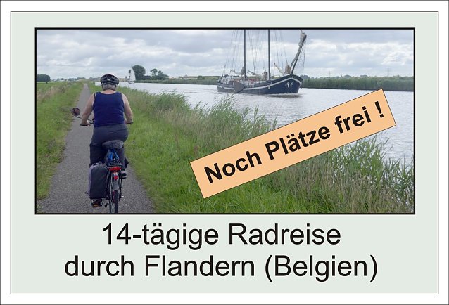Bild: Der Nordh&auml;user ADFC l&auml;dt zur Radreise durch Flandern