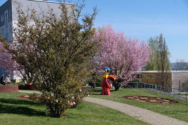 Bild: Osterwetter auf dem Petersberg in Nordhausen