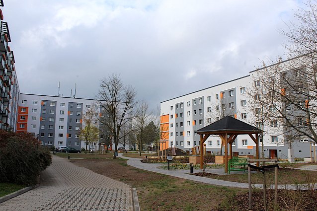 Bild: Blick in den Aueblick-Innenhof 