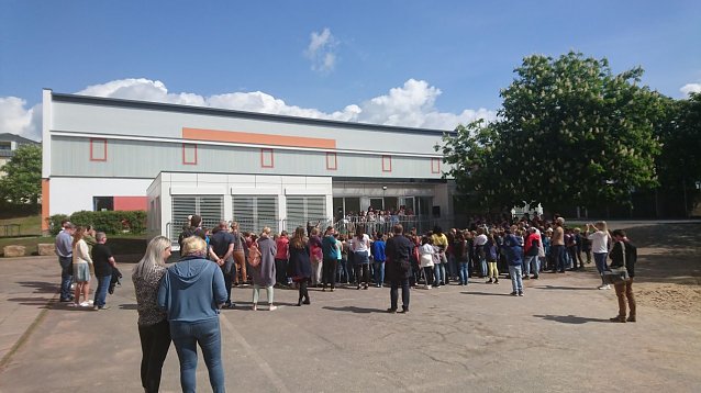 Bild: Bis zu 260 Kinder betreut man im Sinne der Ganztagsschule an der K&auml;the-Kollwitz