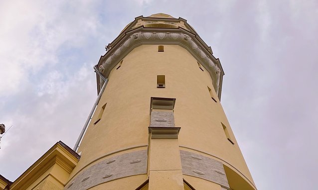 Bild: Turm des Kunsthauses Meyenburg