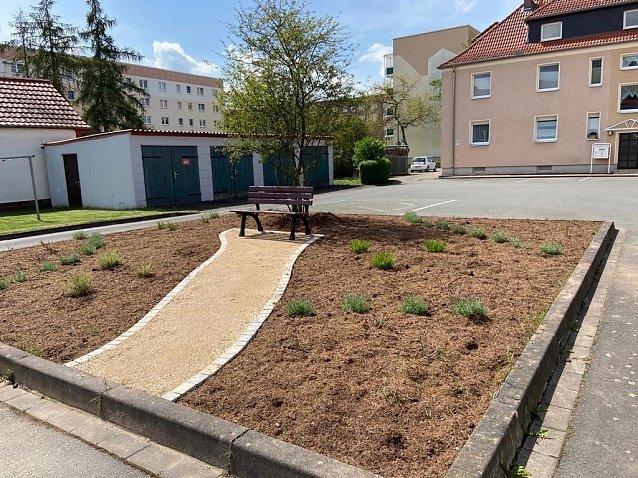 Bild: Innenhof in der Bochumer Stra&szlig;e