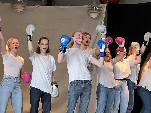 Bild: Impro-Abend am Herder-Gymnasium