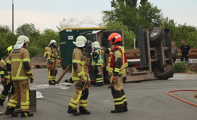 Bild: Schwerer Arbeitsunfall gestern Abend in Nordhausen