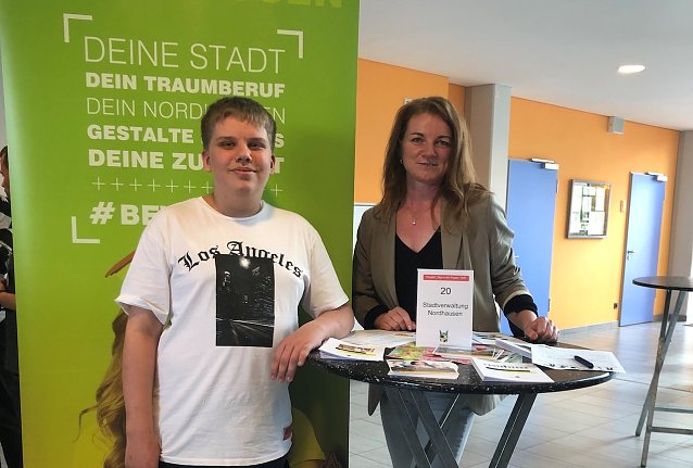 Bild: Mini-Berufsmesse in der Lessingschule