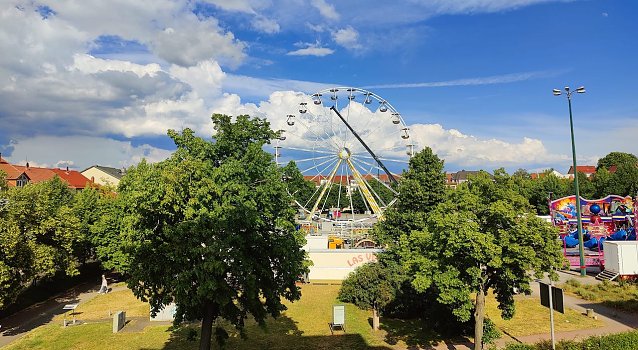 Bild: Das Riesenrad f&uuml;rs Rolandsfest