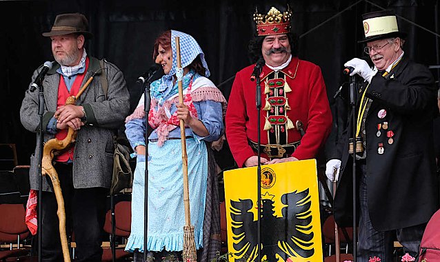 Bild: Die Rolandgruppe ist noch bis morgen Abend emsig unterwegs 