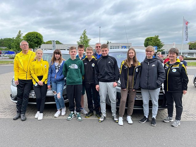 Bild: Die Nordh&auml;user Delegation des Schwimmvereins SVN '90 reiste Ende Mai ins d&auml;nische Esbjerg