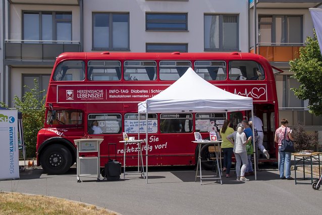 Bild: Info-Bus am S&uuml;dharz-Klinikum