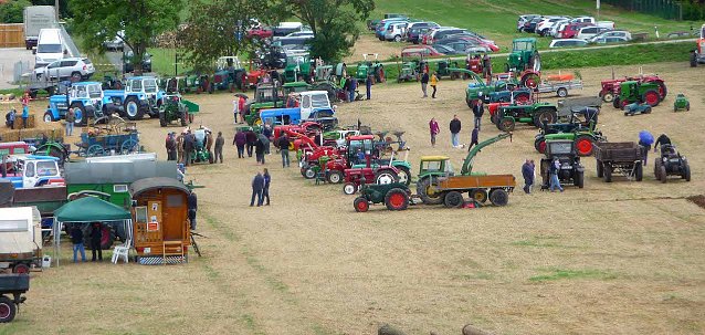Bild: Treckertreffen in Badra