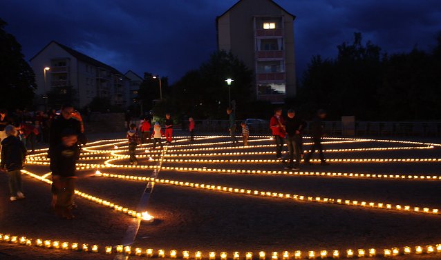 Bild: Wieder Lichterfest in Nordhausen. Dieses Jahr mit dem EVN-Fest verkn&uuml;pft