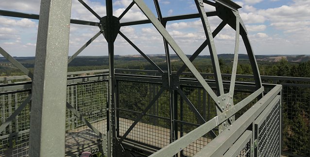 Bild: Blick vom Poppenbergturm