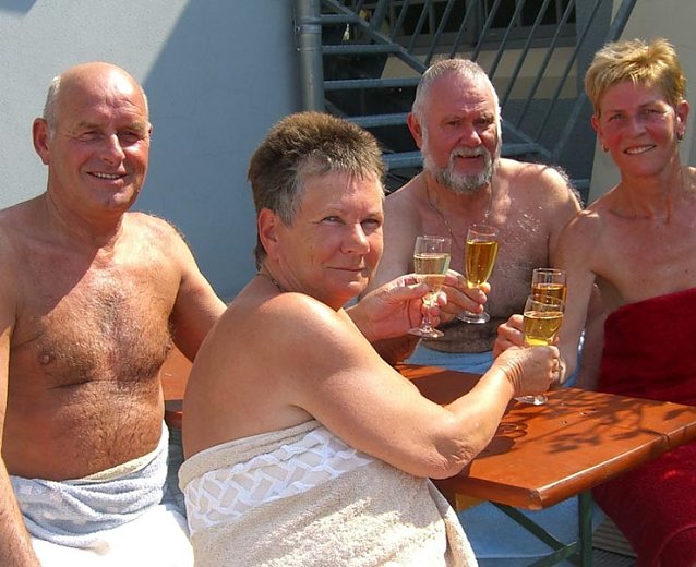 Bild: Saunieren macht Spa&szlig;