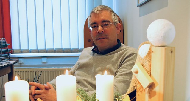 Bild: Superintendent Andreas Schwarze im Gespr&auml;ch mit der nnz