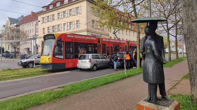 Bild: Unfall in der T&ouml;pferstra&szlig;e