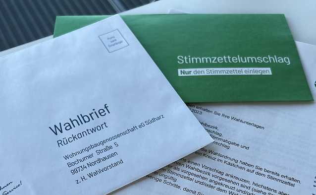 Bild: Die WBG bereitet die Wahl der Vertreterversammlung vor