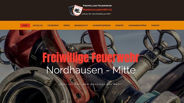 Bild: Der Internetauftritt der Freiwilligen Feuerwehr Mitte ist wieder erreichbar