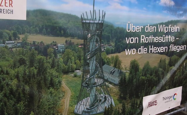 Bild: 70 Meter hoch, 32 Meter im Durchmesser - so soll der "Hexenbesen" am Ende aussehen