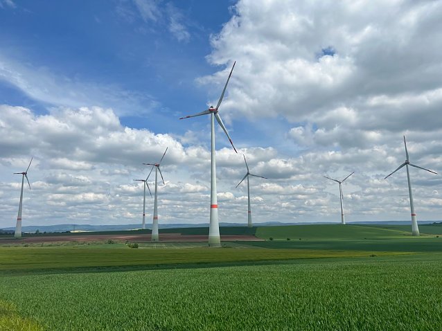 Bild: Windpark bei Kleinfurra