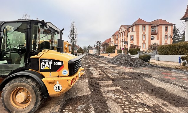 Bild: So pr&auml;sentiert sich derzeit die Riemannstra&szlig;e