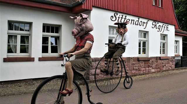 Bild: Herr Eber und Frau Sau