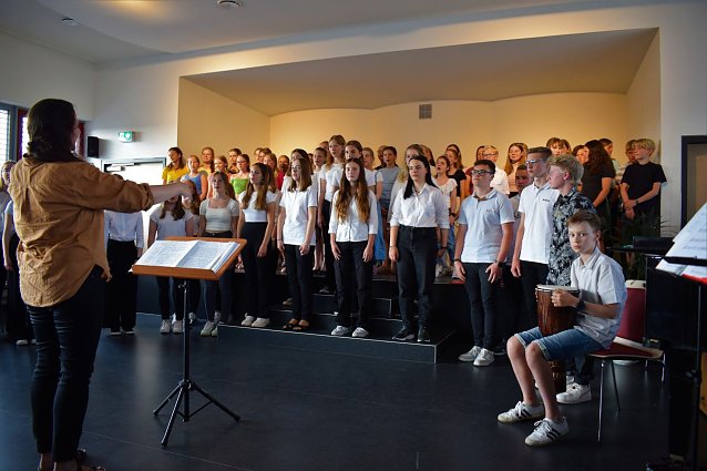 Bild: Erstes Sommerkonzert in der neuen Aula