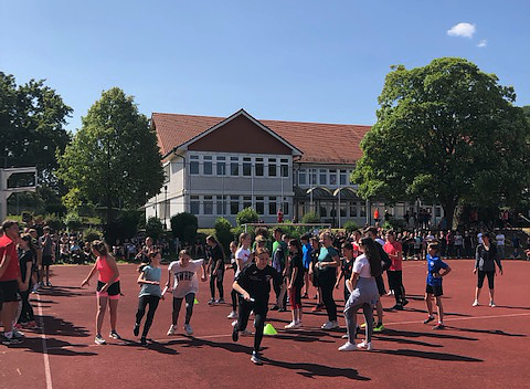 Bild: Sportfest am Schillergymnasium Bleicherode