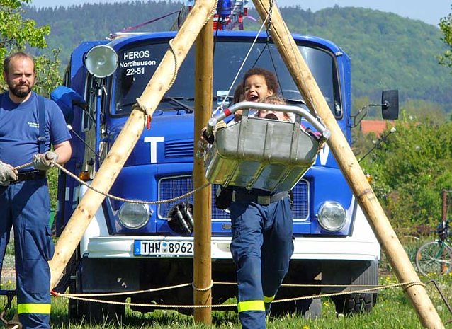 Bild: Spa&szlig; mit dem THW