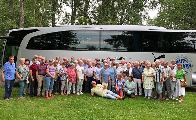 Bild: Die Herzsportgruppe des SV Medizin Nordhausen war unterwegs