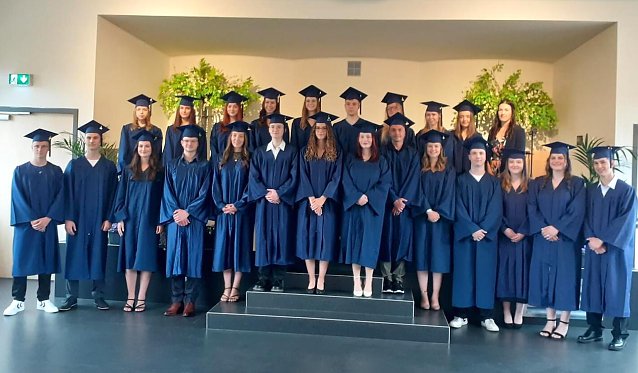 Bild: Absolventen des Schiller Gymnasiums Bleicherode 2023