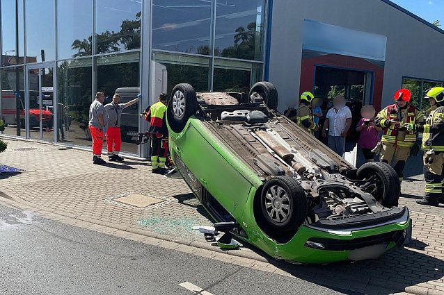 Bild: Unfall in der Arnoldstra&szlig;e
